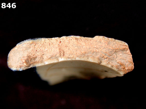 HUEJOTZINGO BLUE ON WHITE specimen 846 side view