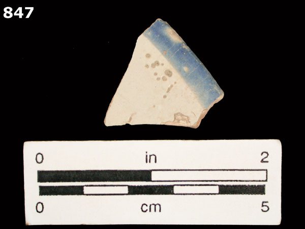 HUEJOTZINGO BLUE ON WHITE specimen 847 