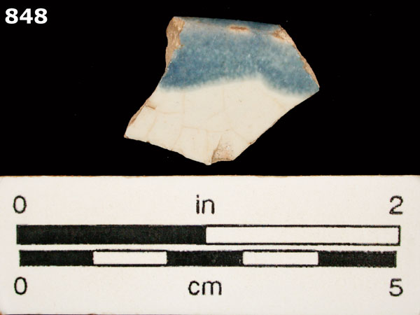 HUEJOTZINGO BLUE ON WHITE specimen 848 