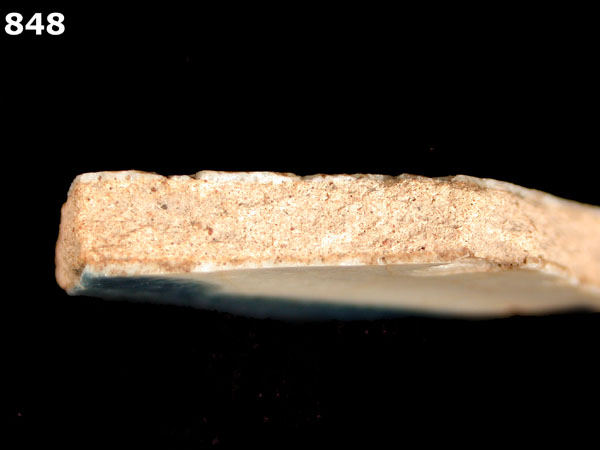 HUEJOTZINGO BLUE ON WHITE specimen 848 side view