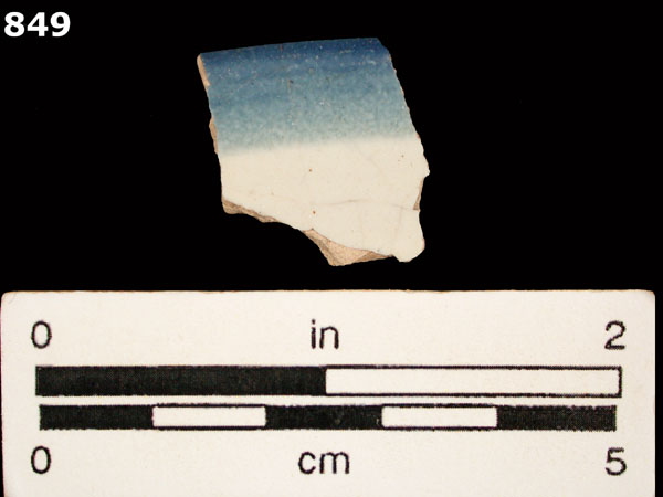 HUEJOTZINGO BLUE ON WHITE specimen 849 