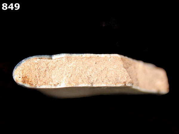 HUEJOTZINGO BLUE ON WHITE specimen 849 side view