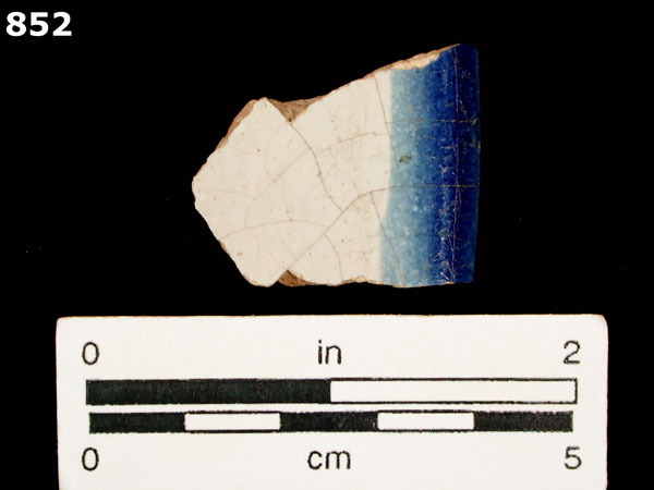 HUEJOTZINGO BLUE ON WHITE specimen 852 