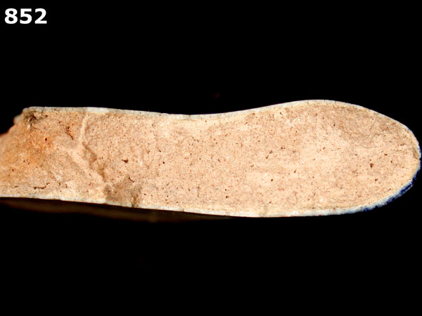 HUEJOTZINGO BLUE ON WHITE specimen 852 side view