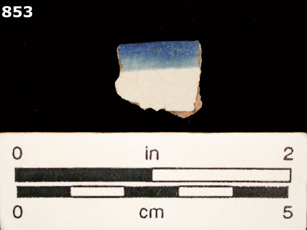 HUEJOTZINGO BLUE ON WHITE specimen 853 