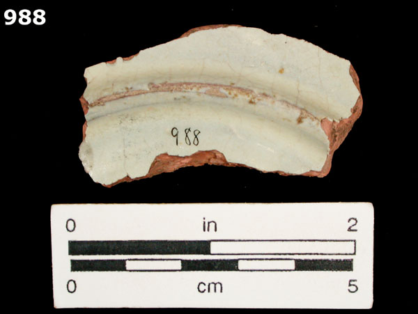 PANAMA POLYCHROME-TYPE A specimen 988 rear view