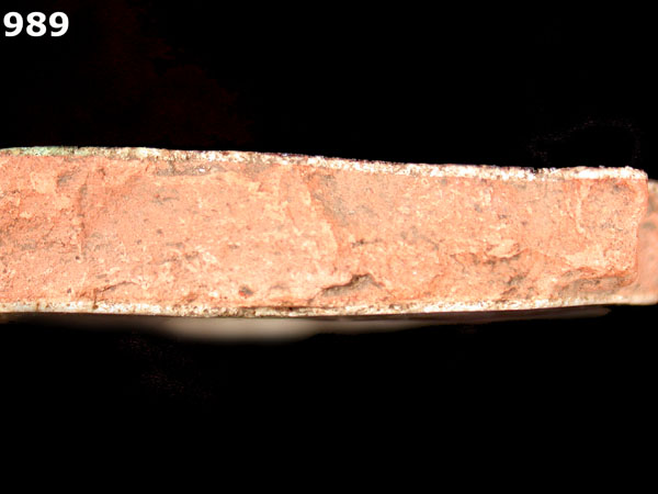 PANAMA POLYCHROME-TYPE A specimen 989 side view