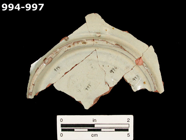 PANAMA POLYCHROME-TYPE A specimen 994 rear view