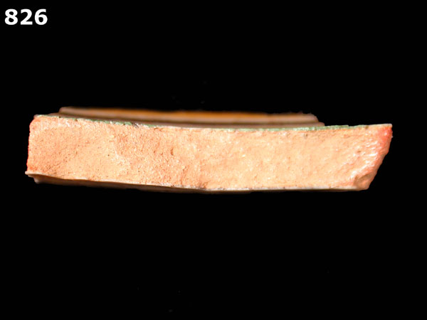 AUCILLA POLYCHROME specimen 826 side view