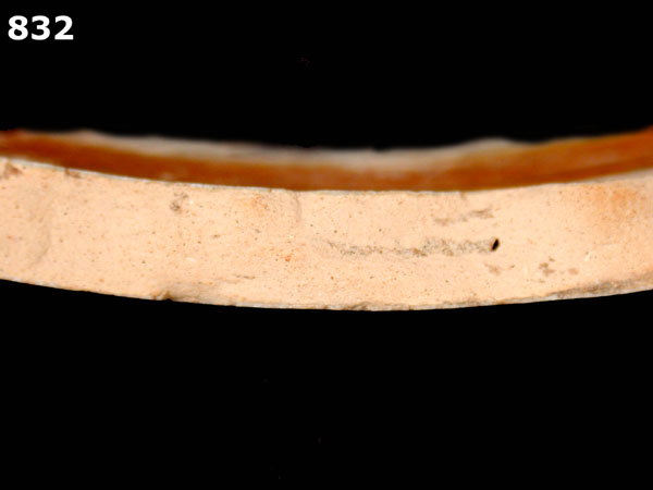 AUCILLA POLYCHROME specimen 832 side view