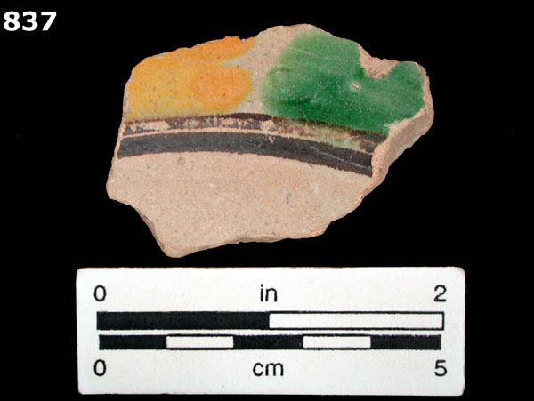 AUCILLA POLYCHROME specimen 837 front view