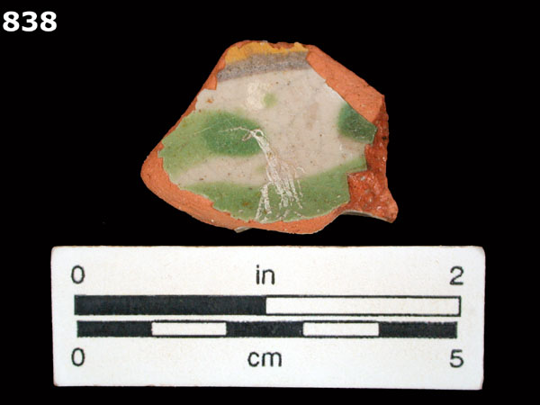AUCILLA POLYCHROME specimen 838 front view