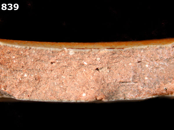 AUCILLA POLYCHROME specimen 839 side view