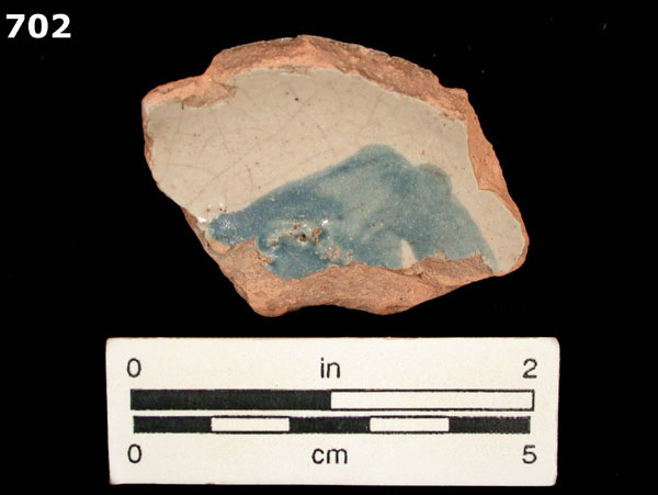 SAN LUIS BLUE ON WHITE specimen 702 front view