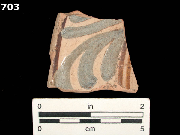 SAN LUIS BLUE ON WHITE specimen 703 