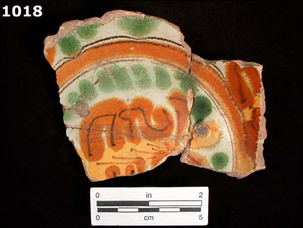 NOPALTEPEC POLYCHROME specimen 1018 front view