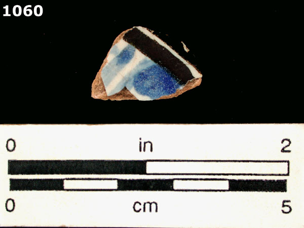 PUEBLA BLUE ON WHITE VARIANT WITH BLACK specimen 1060 