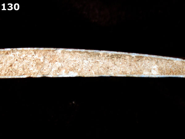 DELFTWARE, SPONGED specimen 130 side view