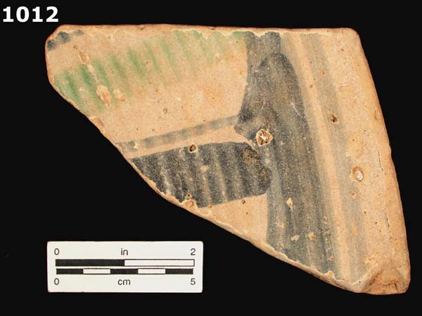 BLUE-GREEN BACIN specimen 1012 front view