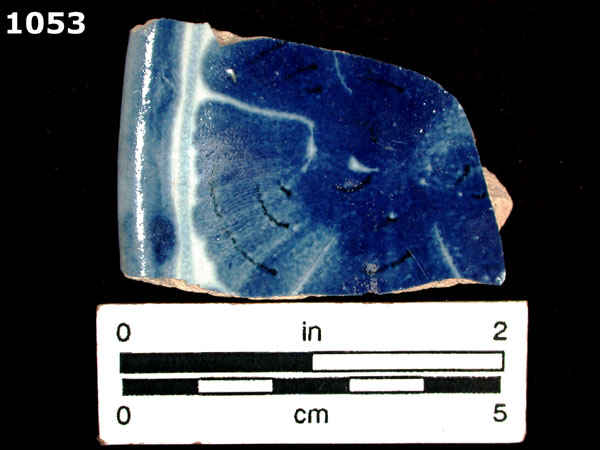 PUEBLA BLUE ON WHITE VARIANT WITH BLACK specimen 1053 
