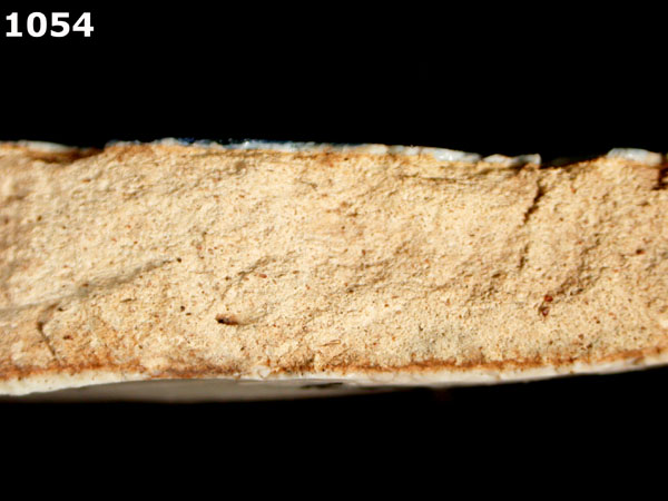 PUEBLA BLUE ON WHITE VARIANT WITH BLACK specimen 1054 side view