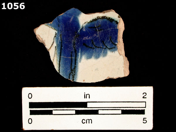 PUEBLA BLUE ON WHITE VARIANT WITH BLACK specimen 1056 