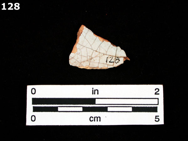FAIENCE, NORMANDY PLAIN specimen 128 rear view
