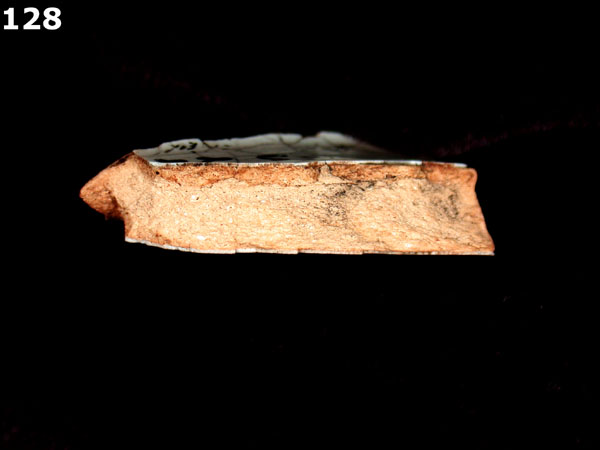 FAIENCE, NORMANDY PLAIN specimen 128 side view