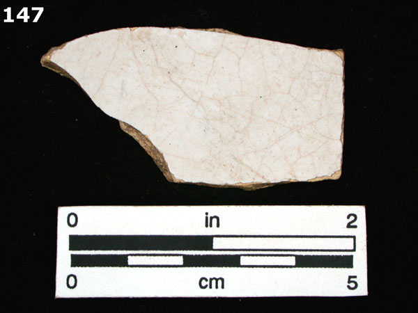 FAIENCE, NORMANDY PLAIN specimen 147 front view