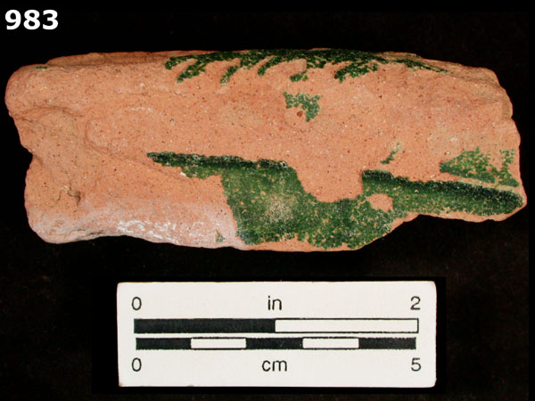 GREEN BACIN/GREEN LEBRILLO specimen 983 front view