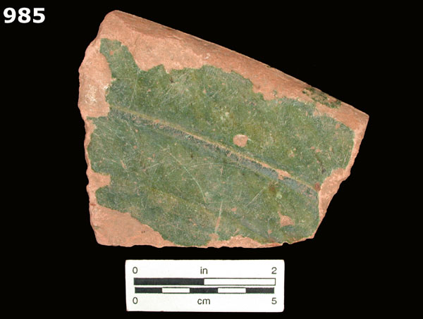 GREEN BACIN/GREEN LEBRILLO specimen 985 