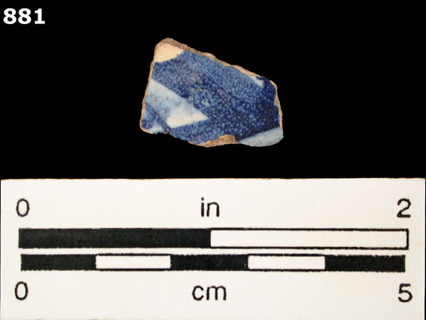 ICHTUCKNEE BLUE ON WHITE specimen 881 front view
