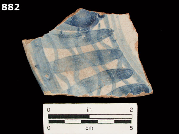 ICHTUCKNEE BLUE ON WHITE specimen 882 front view