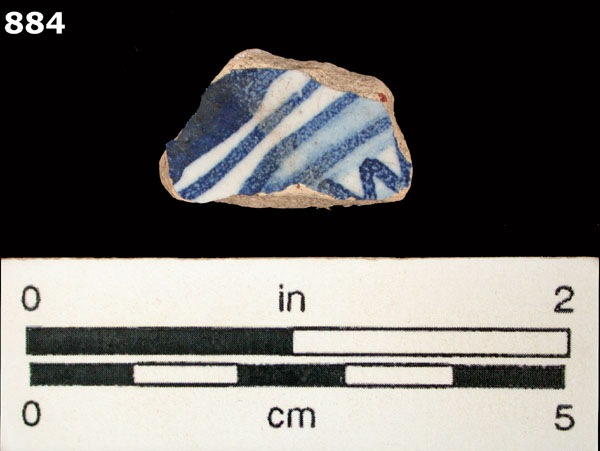 ICHTUCKNEE BLUE ON WHITE specimen 884 front view