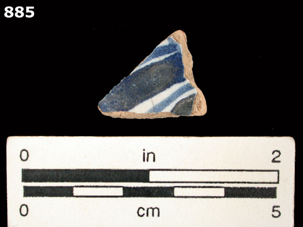 ICHTUCKNEE BLUE ON WHITE specimen 885 front view