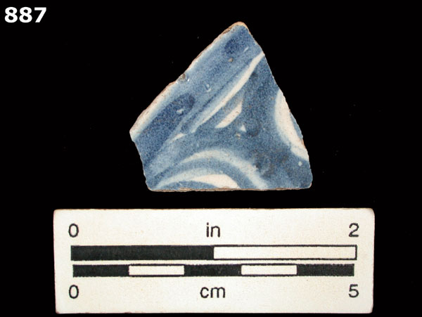 ICHTUCKNEE BLUE ON WHITE specimen 887 front view