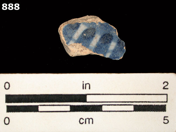 ICHTUCKNEE BLUE ON WHITE specimen 888 front view