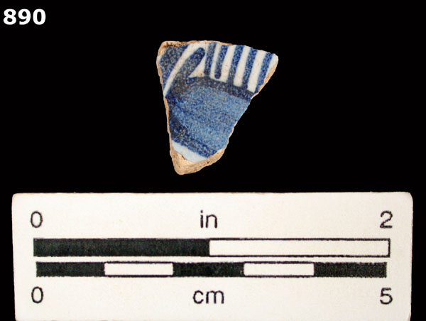ICHTUCKNEE BLUE ON WHITE specimen 890 front view
