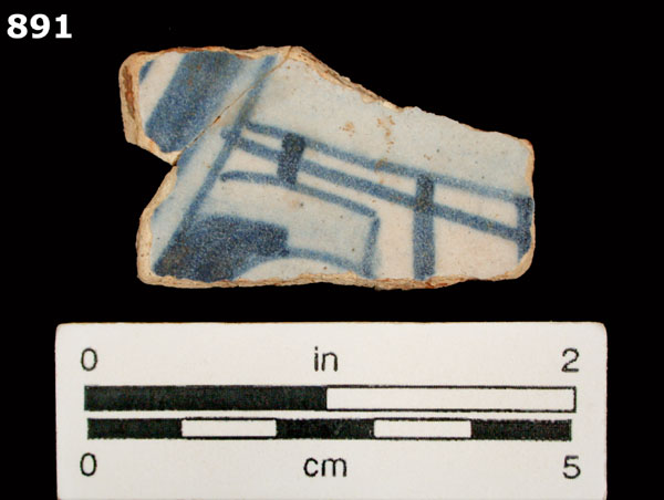 ICHTUCKNEE BLUE ON WHITE specimen 891 front view