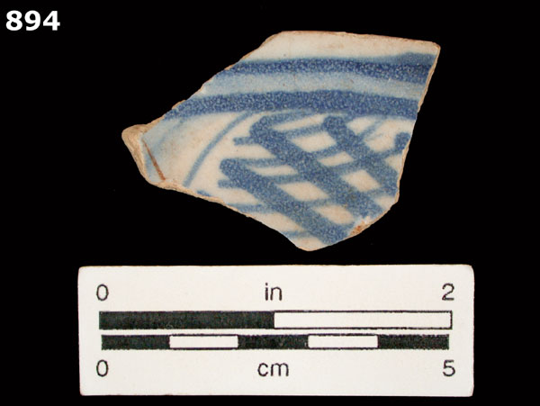 ICHTUCKNEE BLUE ON WHITE specimen 894 