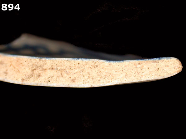 ICHTUCKNEE BLUE ON WHITE specimen 894 side view