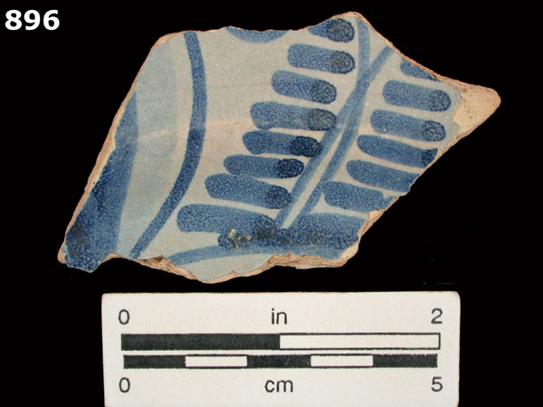 ICHTUCKNEE BLUE ON WHITE specimen 896 front view