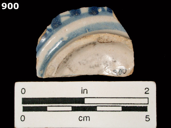 ICHTUCKNEE BLUE ON WHITE specimen 900 rear view