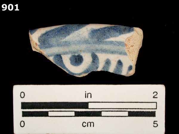 ICHTUCKNEE BLUE ON WHITE specimen 901 front view