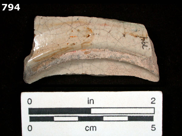 PUEBLA POLYCHROME specimen 794 rear view