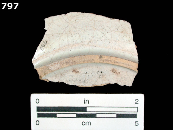 PUEBLA POLYCHROME specimen 797 rear view