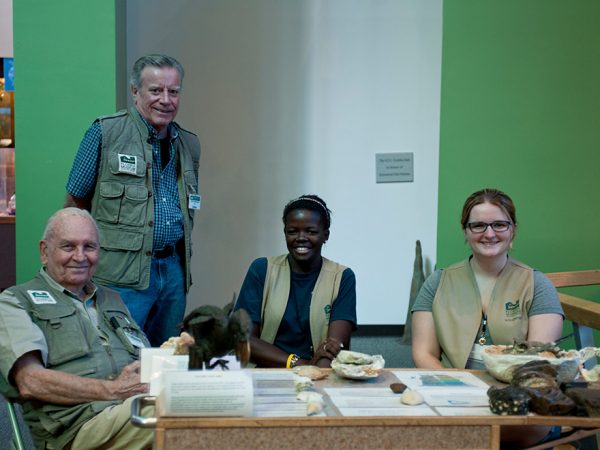 Volunteers table, half header