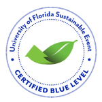 University of Florida sustainable event certified blue seal