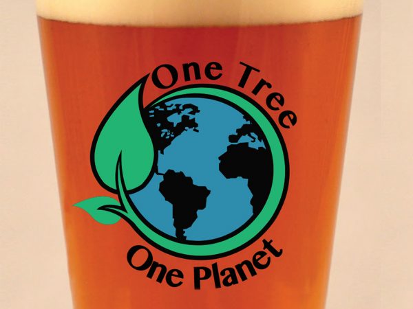 One Tree One Planet beer pint