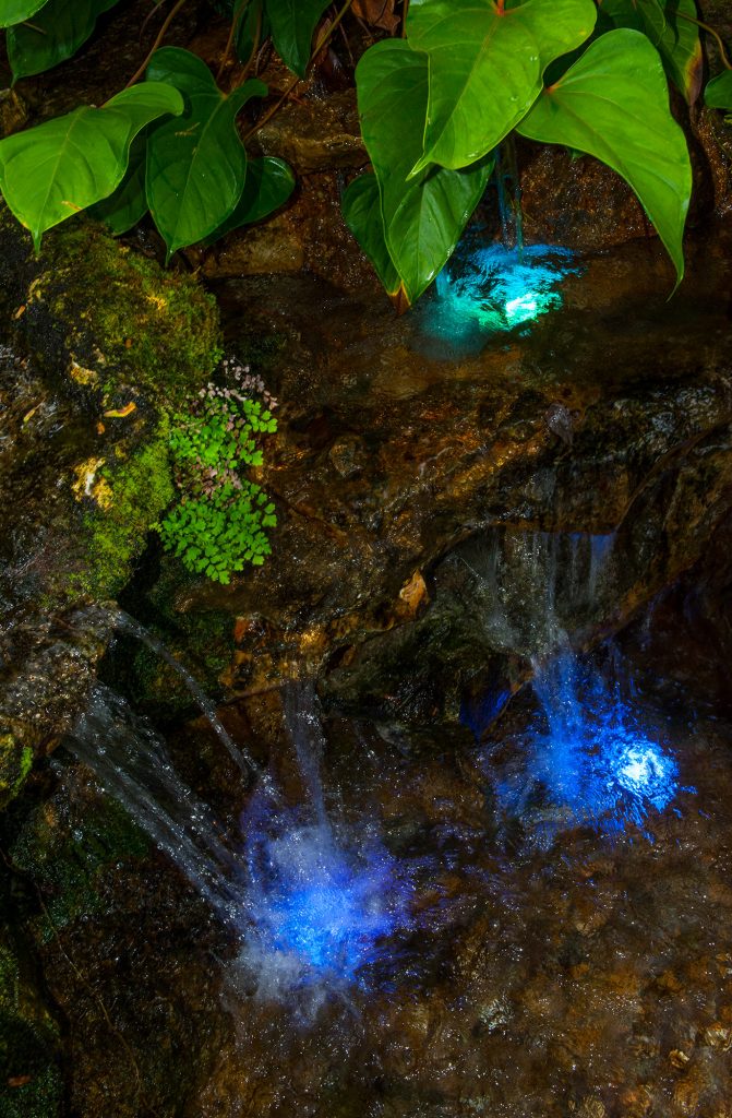 waterfall lights